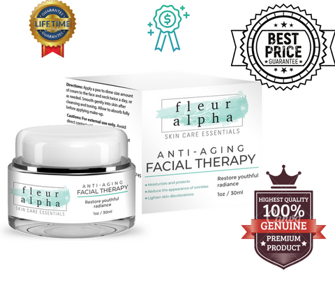 Fleur Alpha Anti Aging Facial Therapy Skin Cream - Anti Aging Face Cream & Moisturizer - Limited Stock