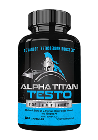 Alpha Titan Testo Male Enhancement Pills Testosterone Booster - Limited Stock